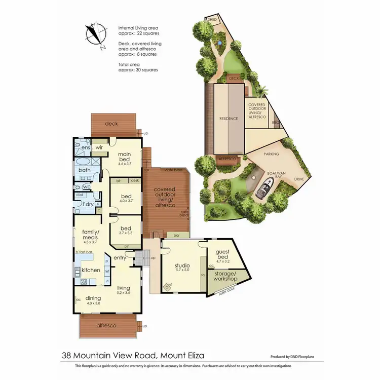 Floorplan of Homely house listing, 38 Mountain View Road, Mount Eliza VIC 3930