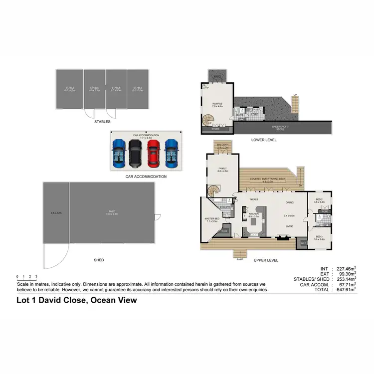 Floorplan of Homely house listing, Lot 1 David Close, Ocean View QLD 4521