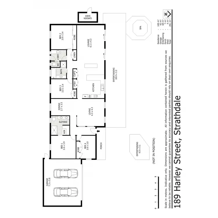 Floorplan of Homely house listing, 189 Harley Street, Strathdale VIC 3550
