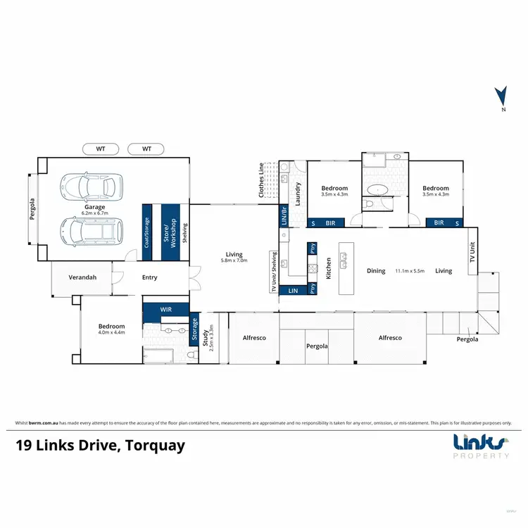 Floorplan of Homely house listing, 19 Links Drive, Torquay VIC 3228