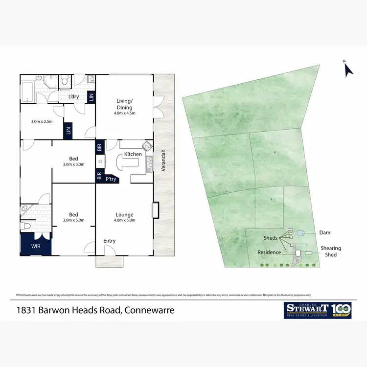 Floorplan of Homely rural property listing, 1831 Barwon Heads Road, Connewarre VIC 3227