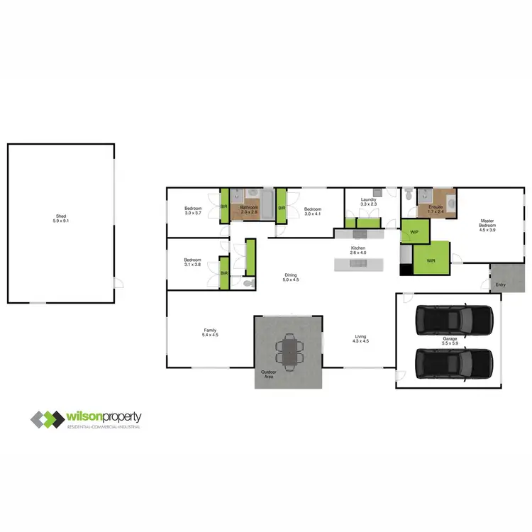 Floorplan of Homely house listing, 18 Tintern Place, Traralgon VIC 3844