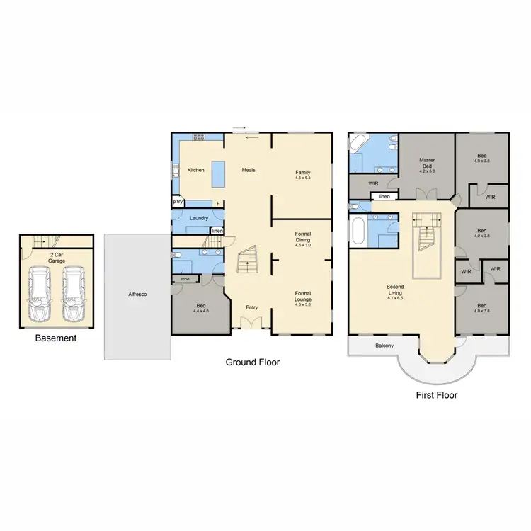 Floorplan of Homely house listing, 80 Montbrae Circuit, Narre Warren North VIC 3804
