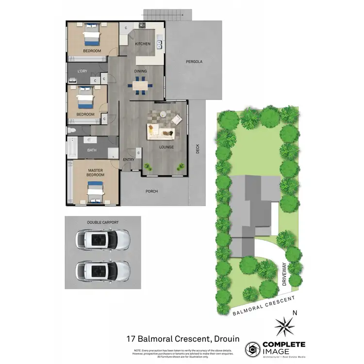 Floorplan of Homely house listing, 17 Balmoral Crescent, Drouin VIC 3818
