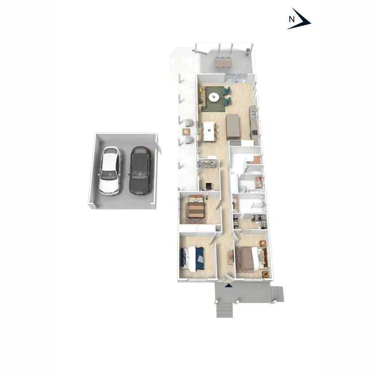 Floorplan of Homely house listing, 58 Highbury Road, Rye VIC 3941