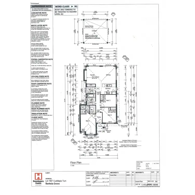 Floorplan of Homely house listing, 51 Cuddlepie Turn, Banksia Grove WA 6031