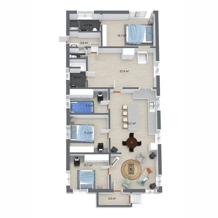 Floorplan of Homely house listing, 92 Rose Street, Koongal QLD 4701