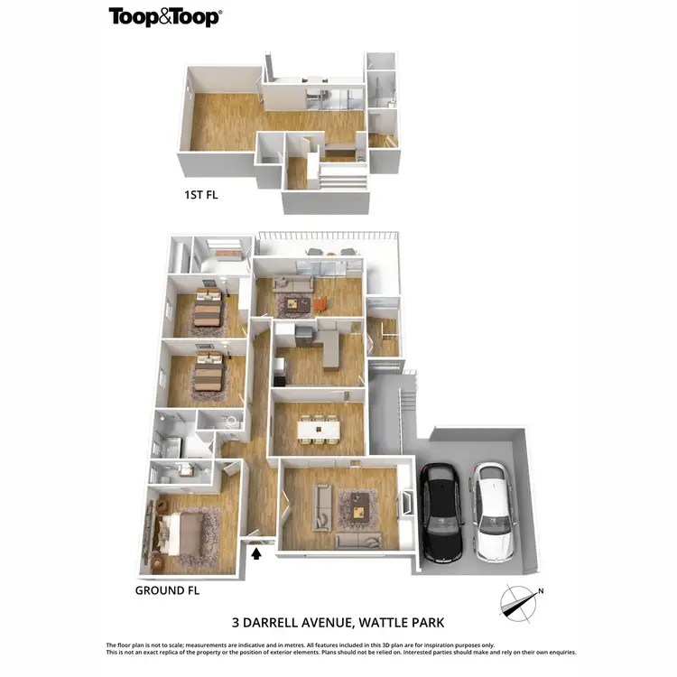 Floorplan of Homely house listing, 3 Darrell Avenue, Wattle Park SA 5066