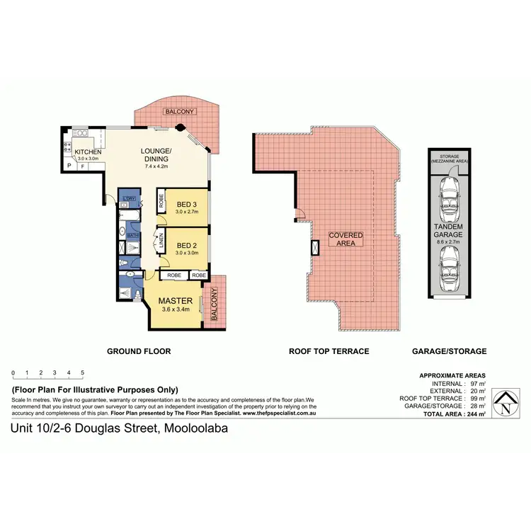 Floorplan of Homely unit listing, 10/2-6 Douglas Street, Mooloolaba QLD 4557
