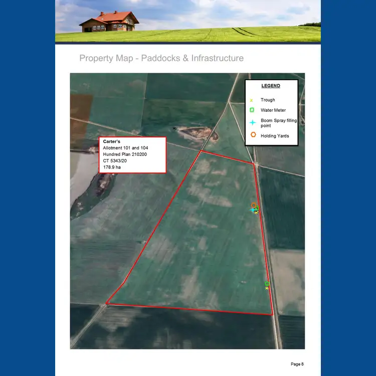 Floorplan of Homely rural property listing, Cnr Salt Lake Road & Bumbunga Road, Snowtown SA 5520