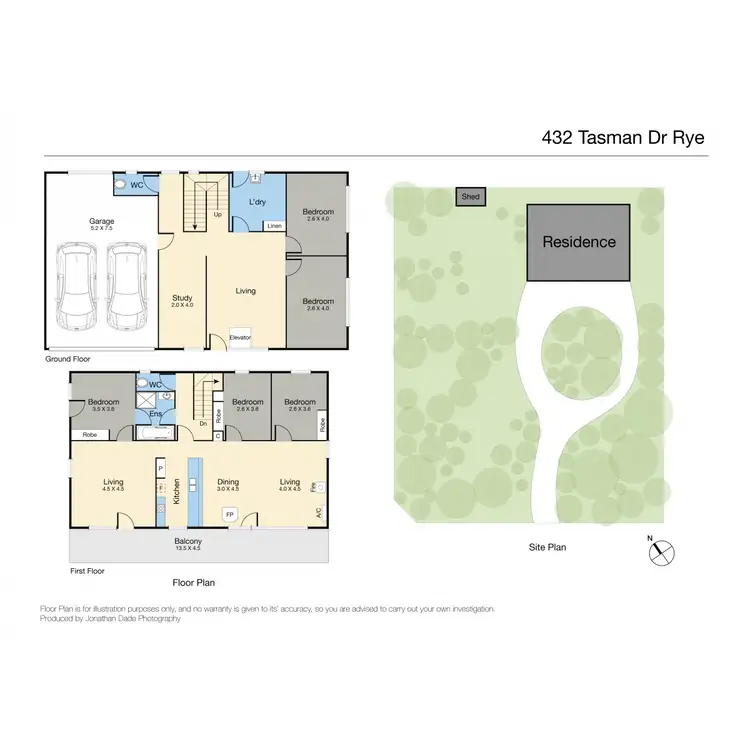 Floorplan of Homely house listing, 432 Tasman Drive, Rye VIC 3941