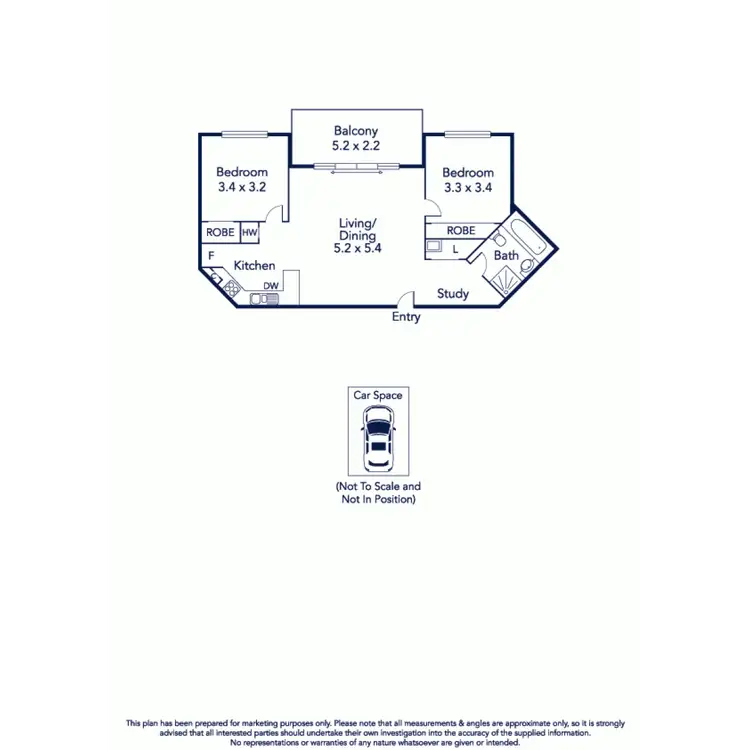 Floorplan of Homely apartment listing, 2/157 Epsom Road, Ascot Vale VIC 3032