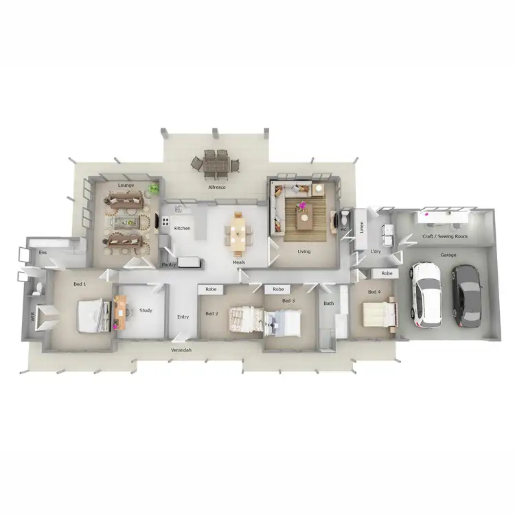 Floorplan of Homely house listing, 12 Waterwheel Road North, Bedfordale WA 6112