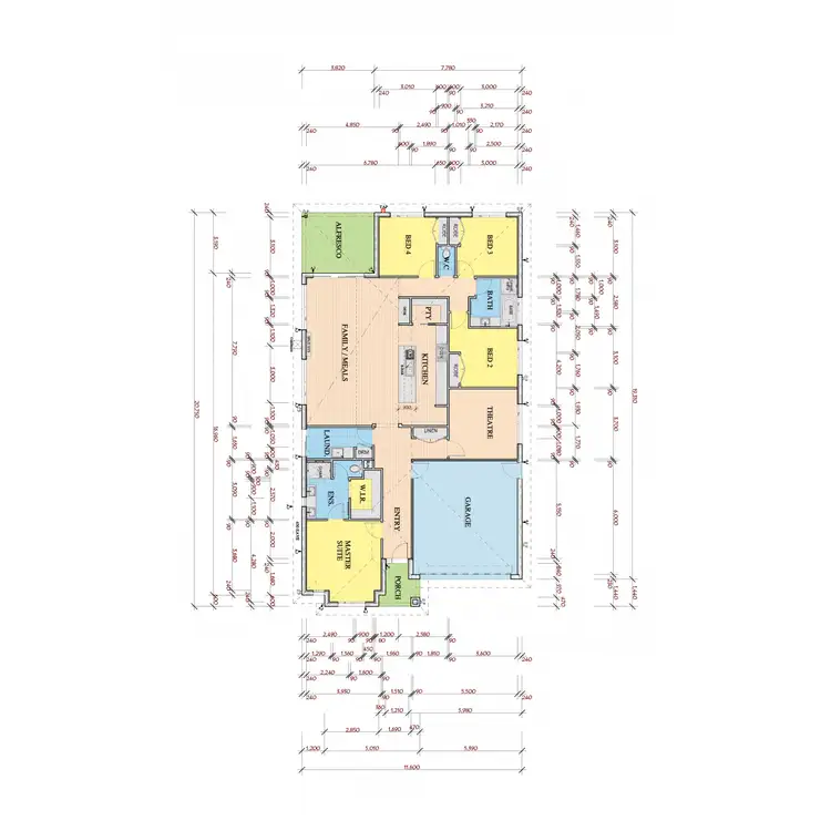Floorplan of Homely house listing, 41 Surkitt Boulevard, Sale VIC 3850