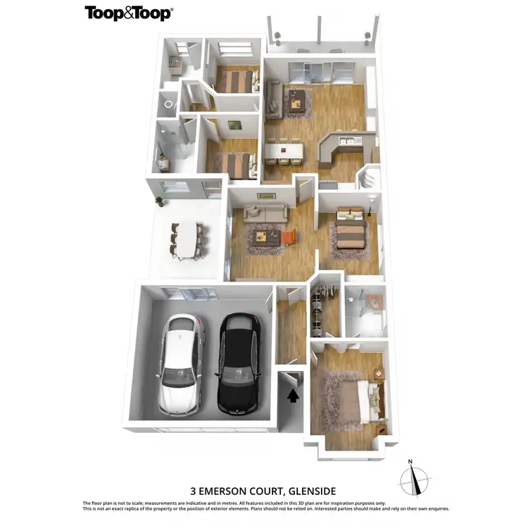 Floorplan of Homely house listing, 3 Emerson Court, Glenside SA 5065