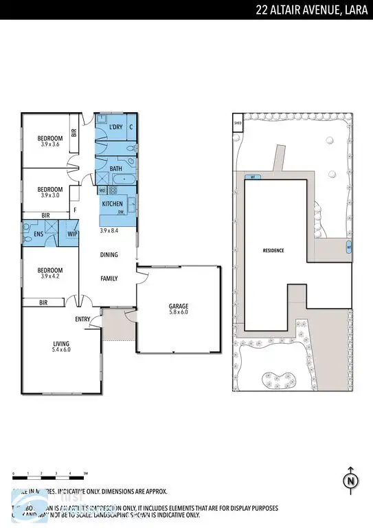 Floorplan of Homely house listing, 22 Altair Avenue, Lara VIC 3212