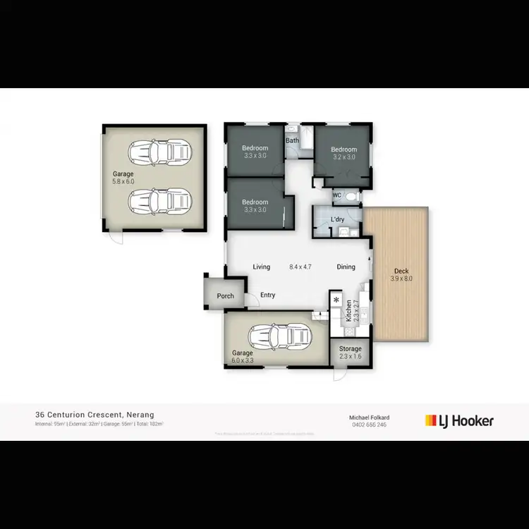 Floorplan of Homely house listing, 36 Centurion Crescent, Nerang QLD 4211