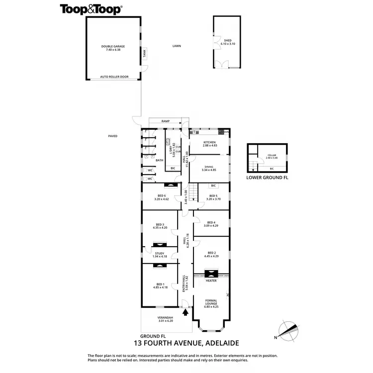 Floorplan of Homely house listing, 13 Fourth Avenue, St Peters SA 5069