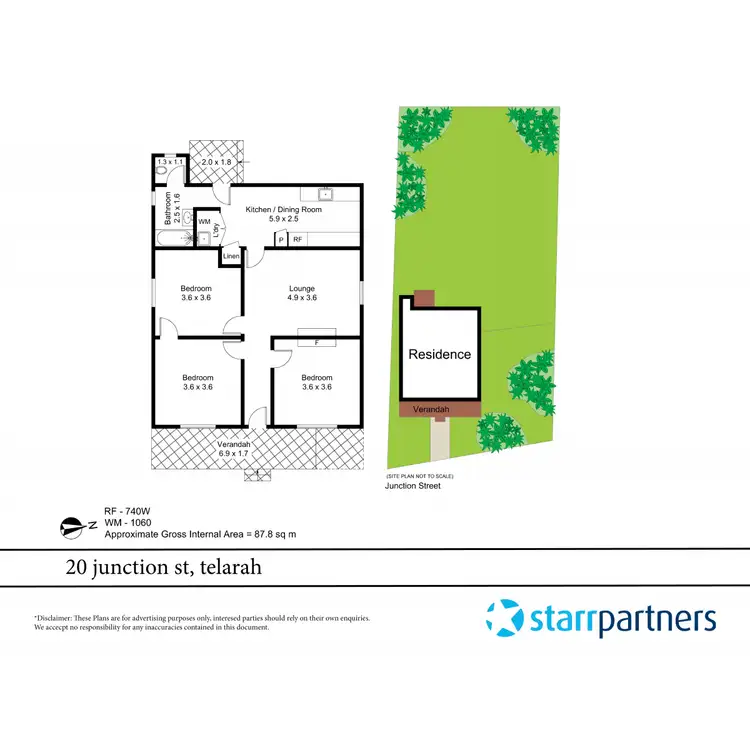 Floorplan of Homely house listing, 20 Junction Street, Telarah NSW 2320