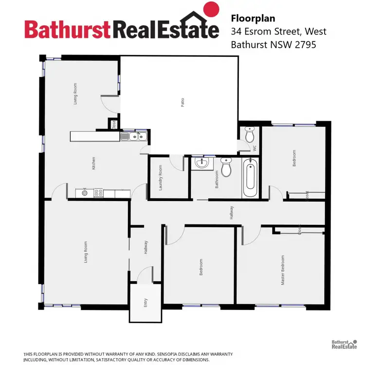 Floorplan of Homely house listing, 34 Esrom Street, West Bathurst NSW 2795