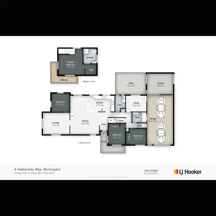 Floorplan of Homely house listing, 4 Hamersley Way, Worongary QLD 4213