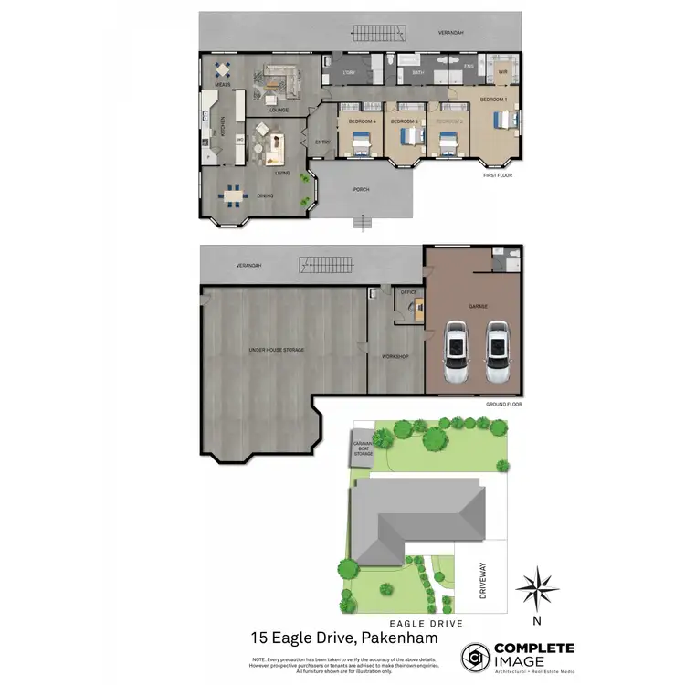 Floorplan of Homely house listing, 15 Eagle Drive, Pakenham VIC 3810