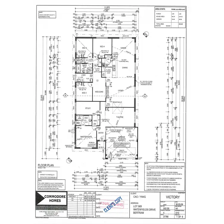 Floorplan of Homely house listing, 21 Waterfields Drive, Bertram WA 6167