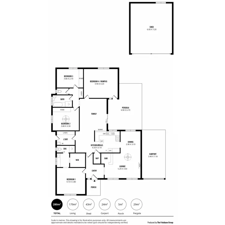 Floorplan of Homely house listing, 26 Edith Street, Morphett Vale SA 5162