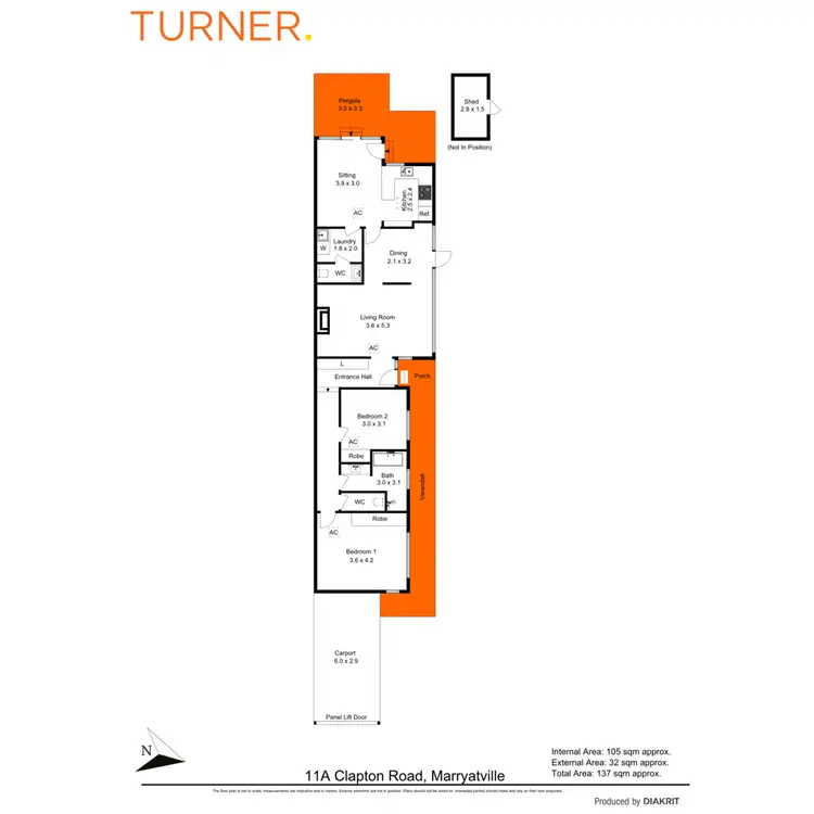 Floorplan of Homely house listing, 11A Clapton Road, Marryatville SA 5068