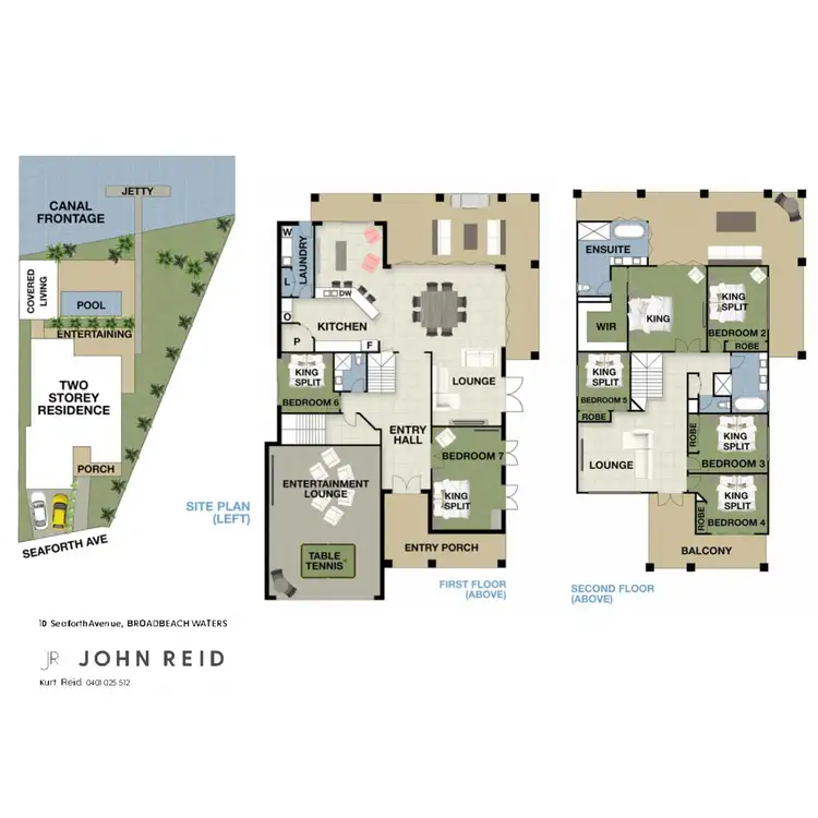 Floorplan of Homely house listing, 10 Seaforth Avenue, Broadbeach Waters QLD 4218