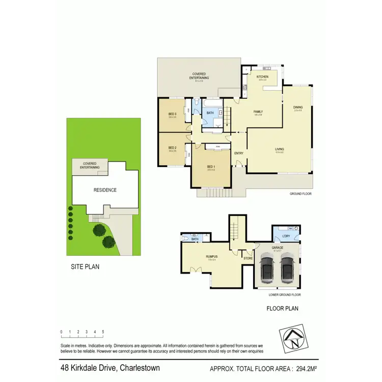 Floorplan of Homely house listing, 48 Kirkdale Drive, Charlestown NSW 2290