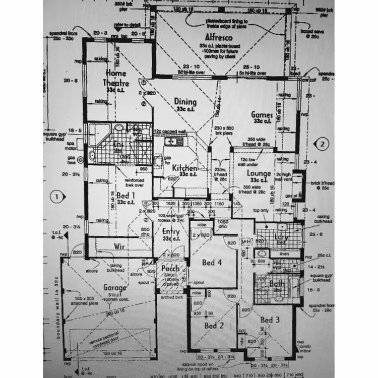Floorplan of Homely house listing, 4 Hopper Turn, Madeley WA 6065