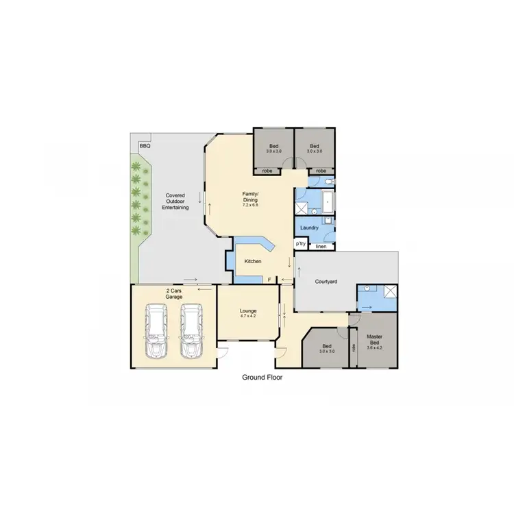 Floorplan of Homely house listing, 4 Patterson Street, Safety Beach VIC 3936