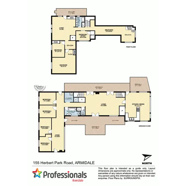Floorplan of Homely house listing, 155 Herbert Park Road, Armidale NSW 2350