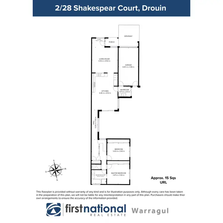 Floorplan of Homely townhouse listing, 2/28 Shakespeare Court, Drouin VIC 3818