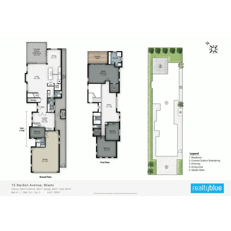 Floorplan of Homely house listing, 15 Bardon Avenue, Miami QLD 4220