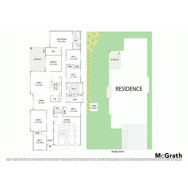 Floorplan of Homely house listing, 249 Hutley Drive, Skennars Head NSW 2478