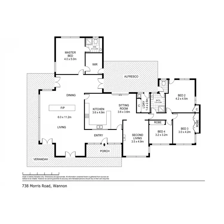 Floorplan of Homely rural property listing, 738 Morris Road, Wannon VIC 3301