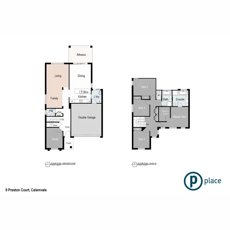 Floorplan of Homely house listing, 9 Preston Court, Calamvale QLD 4116