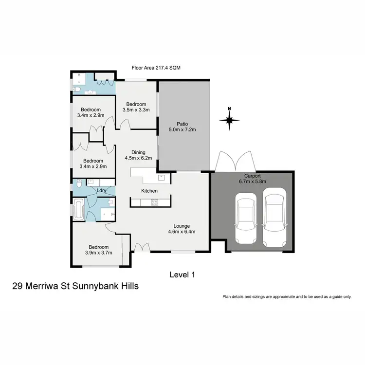 Floorplan of Homely house listing, 29 Merriwa Street, Sunnybank Hills QLD 4109