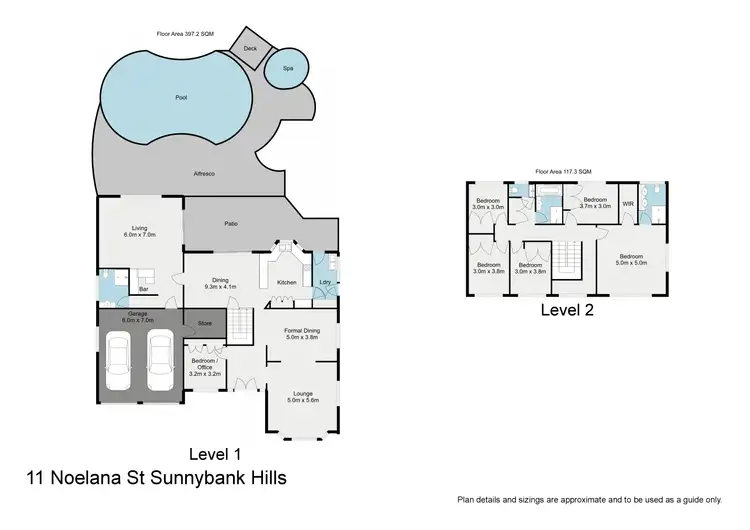 Floorplan of Homely house listing, 11 Noelana Street, Sunnybank Hills QLD 4109