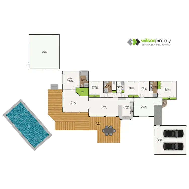 Floorplan of Homely house listing, 11 Malibu Place, Traralgon VIC 3844