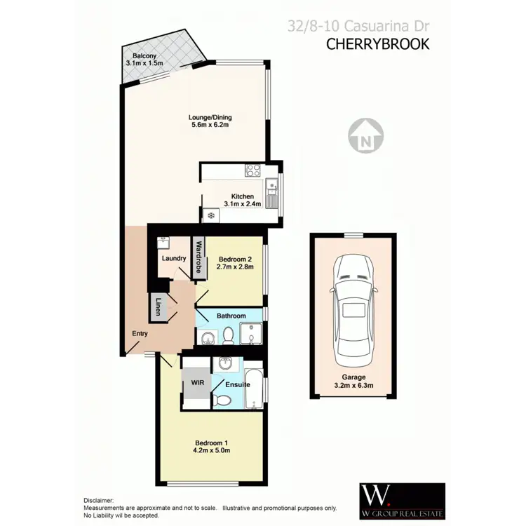 Floorplan of Homely unit listing, 32/8-10 Casuarina Drive, Cherrybrook NSW 2126