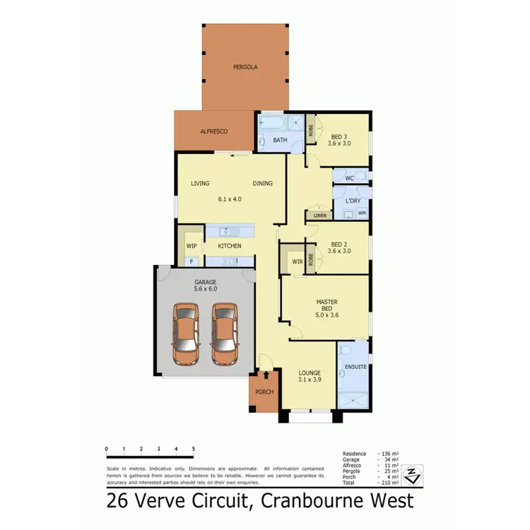 Floorplan of Homely house listing, 26 Verve Circuit, Cranbourne West VIC 3977