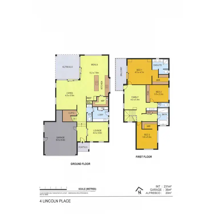 Floorplan of Homely house listing, 4 Lincoln Place, East Bendigo VIC 3550