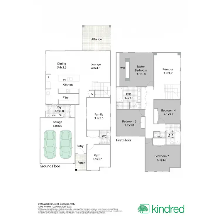Floorplan of Homely house listing, 210 Lascelles Street, Brighton QLD 4017