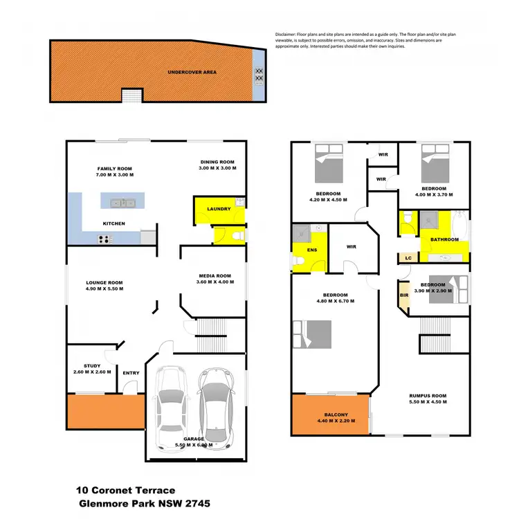 Floorplan of Homely house listing, 10 Coronet Terrace, Glenmore Park NSW 2745