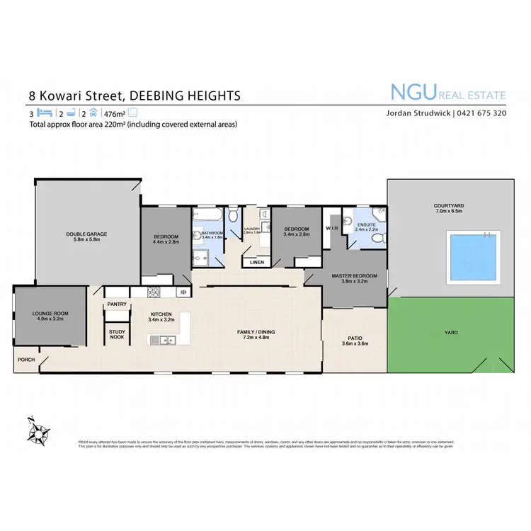 Floorplan of Homely house listing, 8 Kowari Street, Deebing Heights QLD 4306