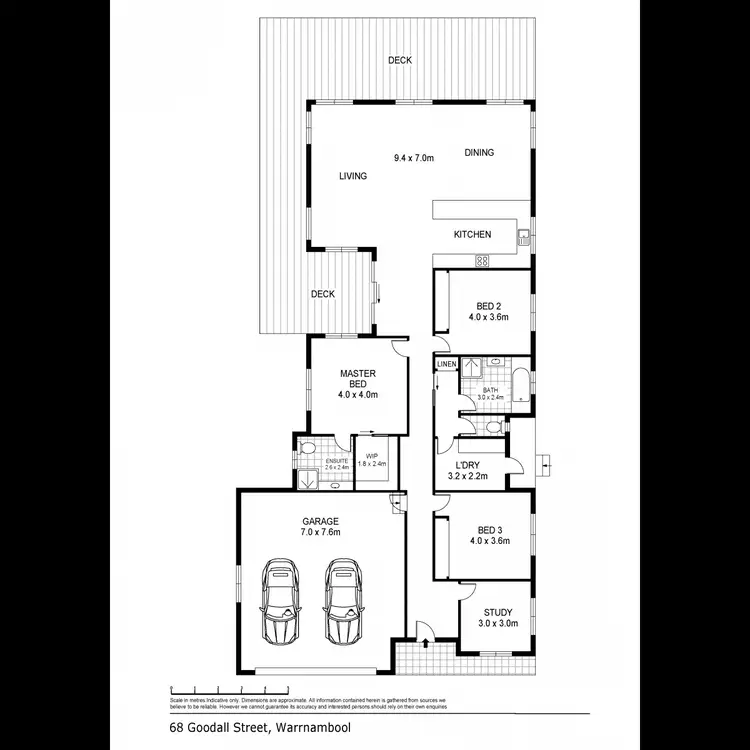 Floorplan of Homely house listing, 68 Goodall Street, Warrnambool VIC 3280