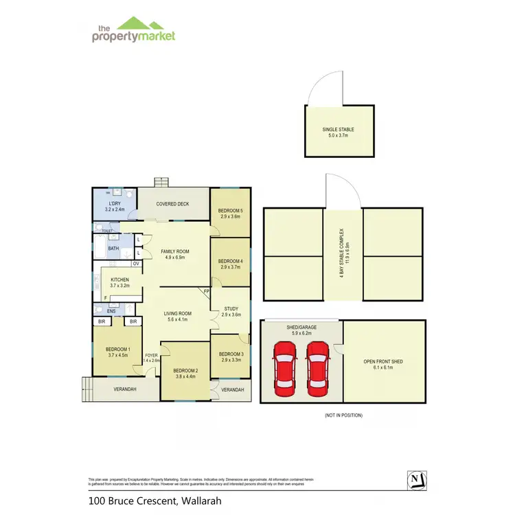 Floorplan of Homely rural property listing, 100 Bruce Crescent, Wallarah NSW 2259